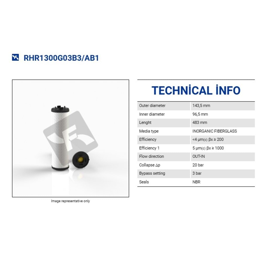 FILTREC RHR1300G03B3/AB1 FILTER ELEMENT