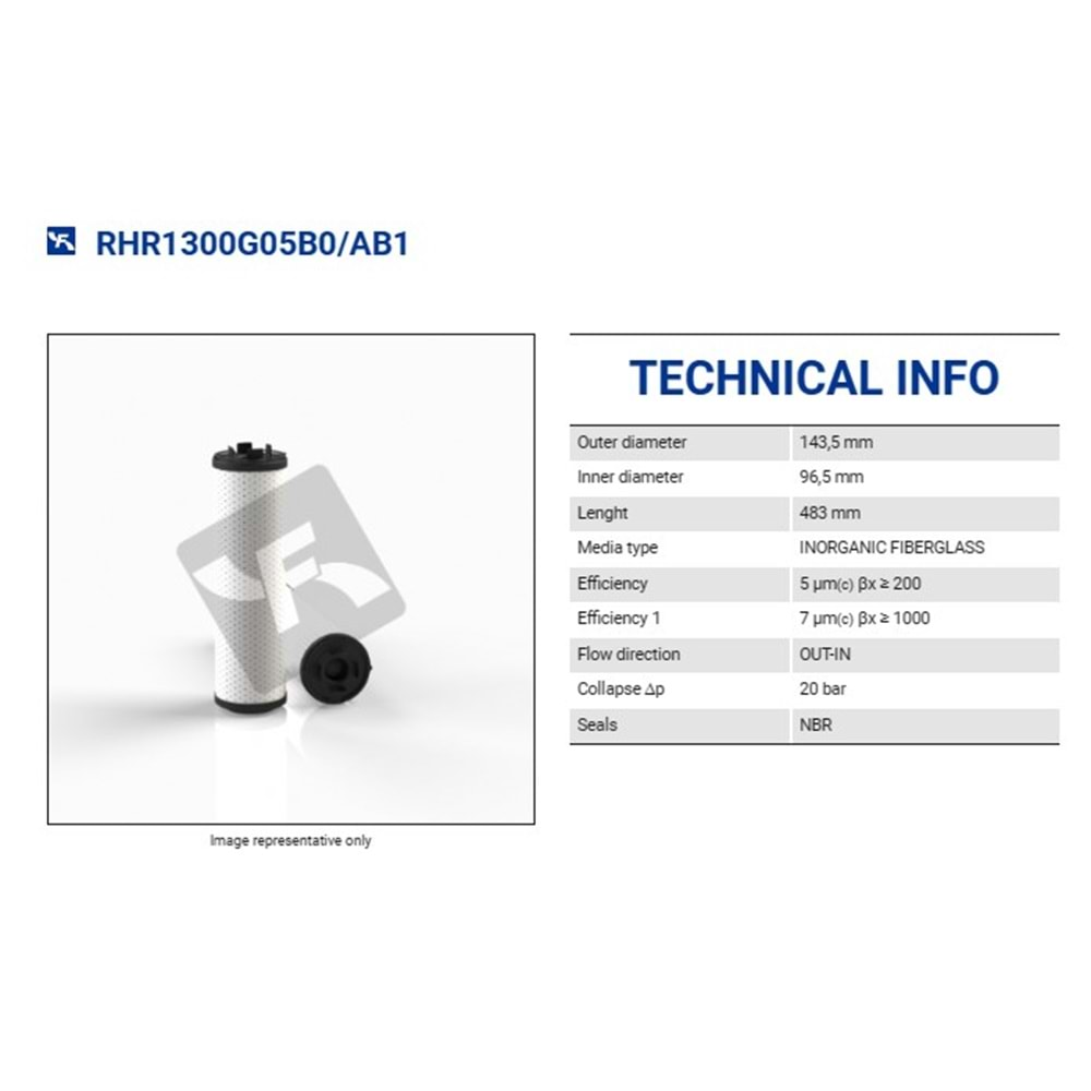 FILTREC RHR1300G05B0/AB1 FILTER ELEMENT