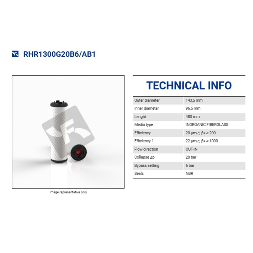 FILTREC RHR1300G20B6/AB1 FILTER ELEMENT