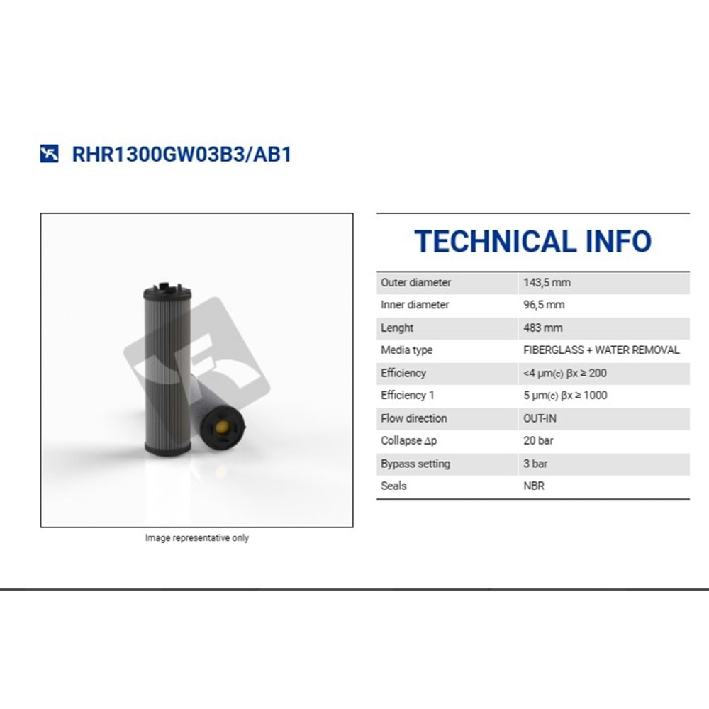 FILTREC RHR1300GW03B FILTER ELEMENT