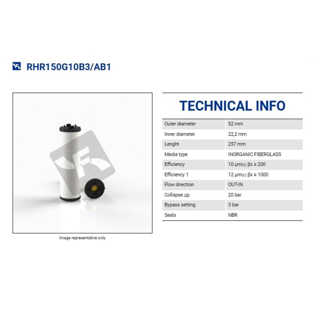 FILTREC RHR150G10B3/AB1 FILTER ELEMENT