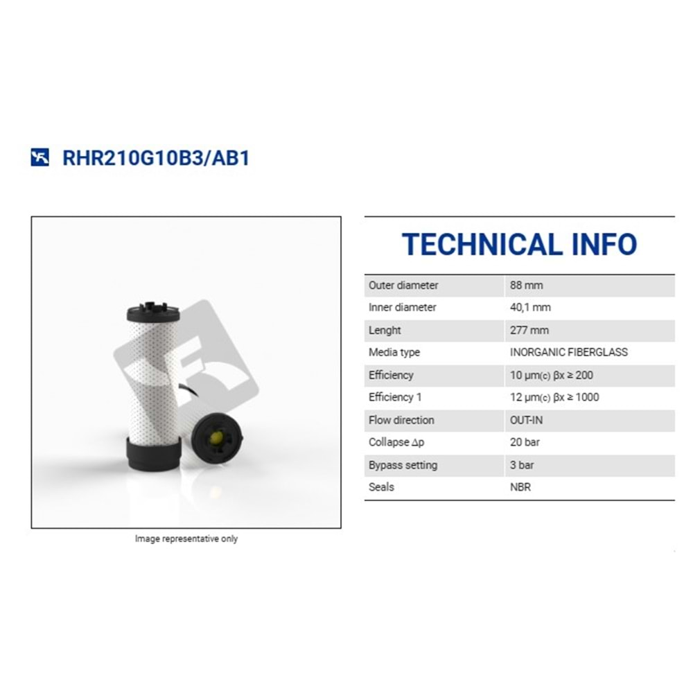 FILTREC RHR210G10B3/AB1 FILTER ELEMENT