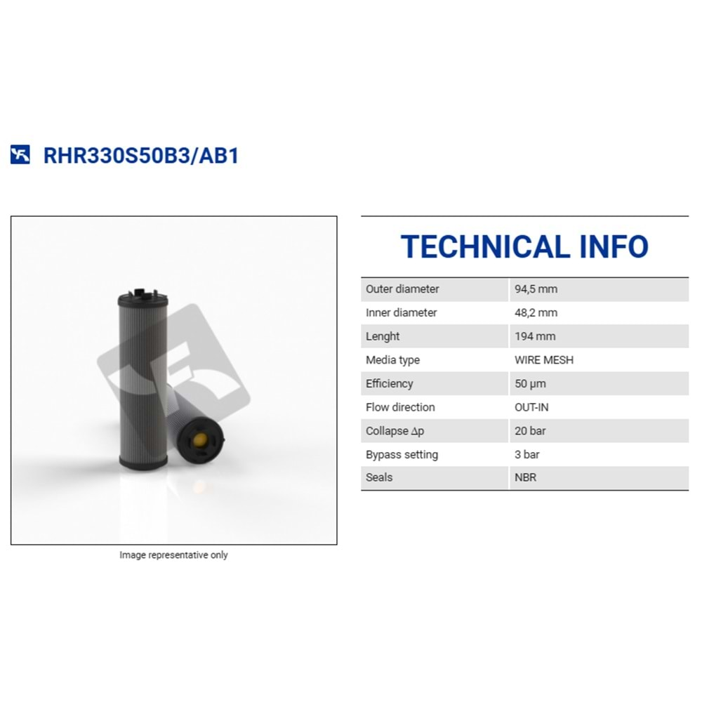 FILTREC RHR330S50B3/AB1 FILTER ELEMENT