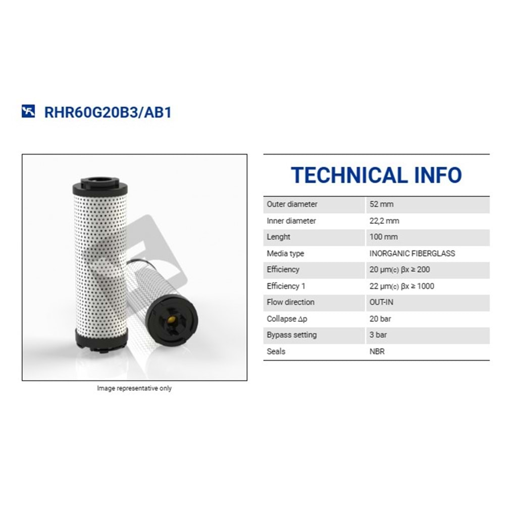 FILTREC RHR60G20B FILTER ELEMENT