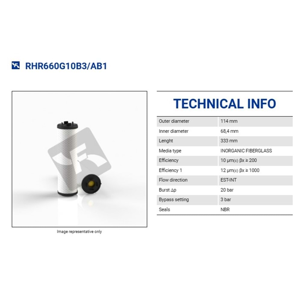 FILTREC RHR660G10B3/AB1 FILTER ELEMENT