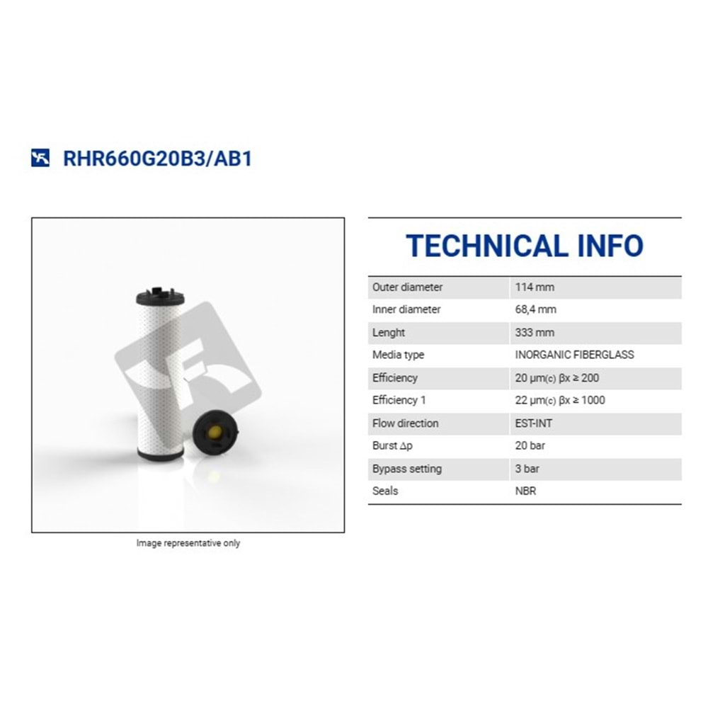 FILTREC RHR660G20B3/AB1 FILTER ELEMENT