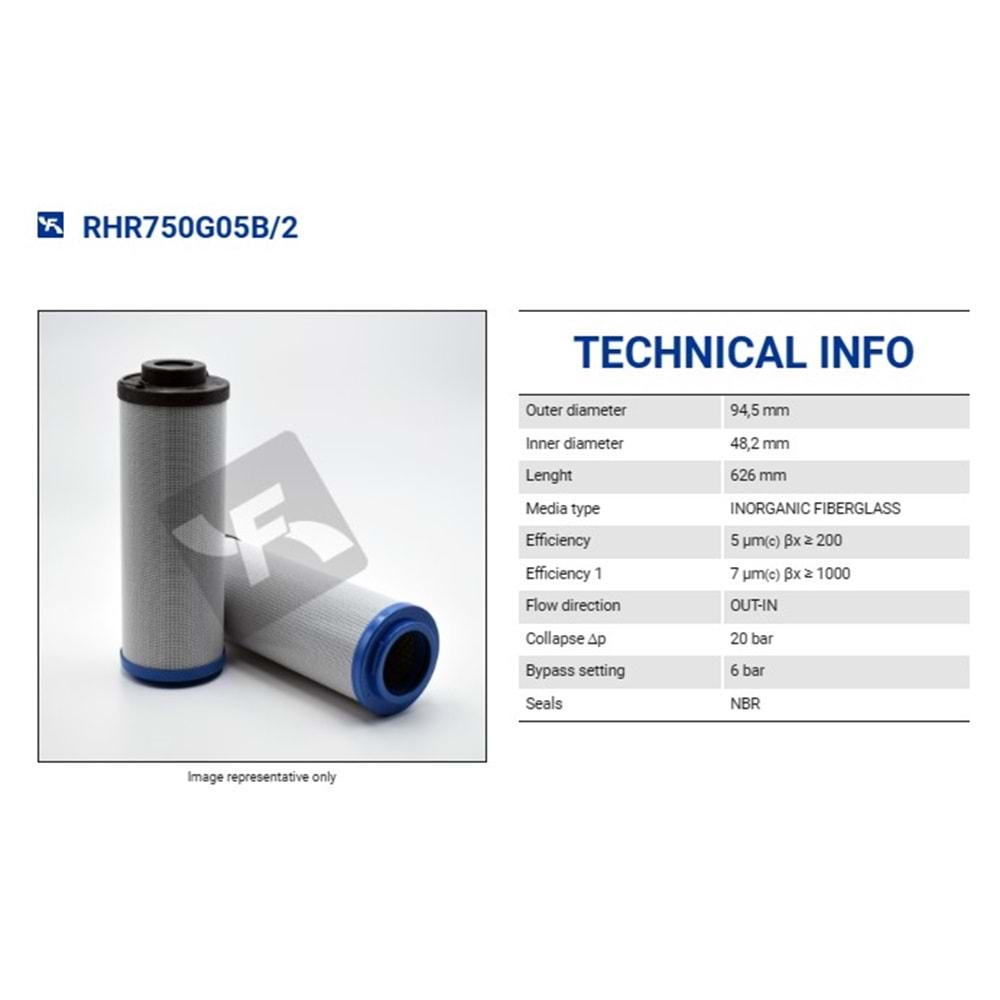 FILTREC RHR750G05B6/AB1 FILTER ELEMENT