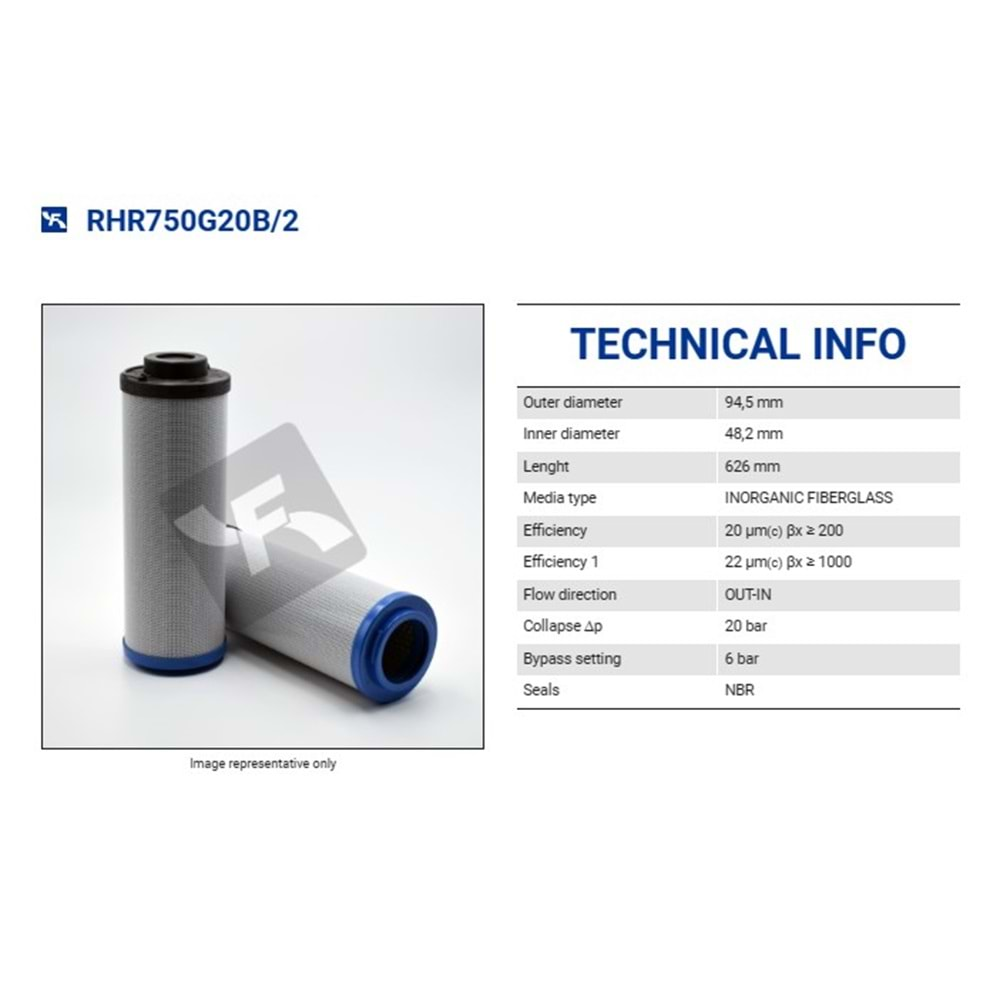 FILTREC RHR750G20B6/AB1 FILTER ELEMENT