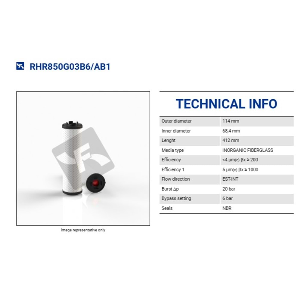 FILTREC RHR850G03B6/AB1 FILTER ELEMENT