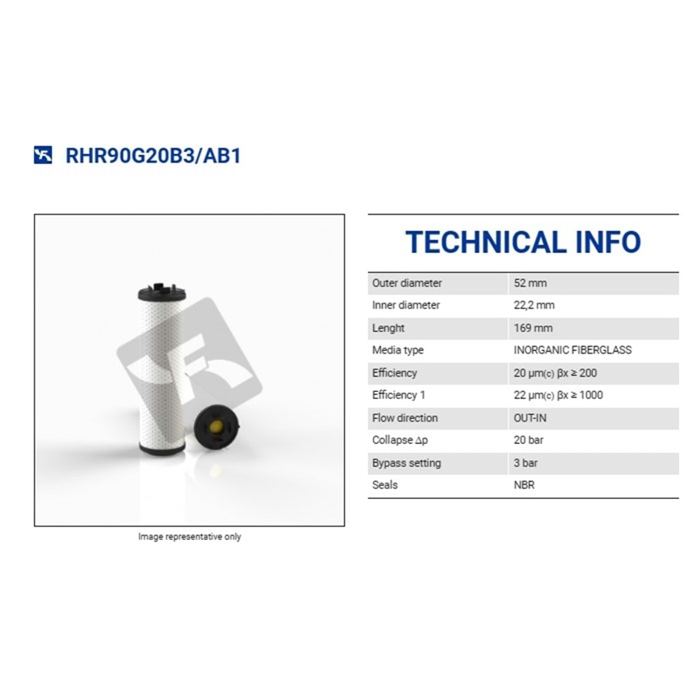 FILTREC RHR90G20B3/AB1 FILTER ELEMENT