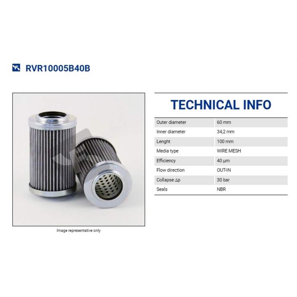 FILTREC RVR10005B40B FILTER ELEMENT