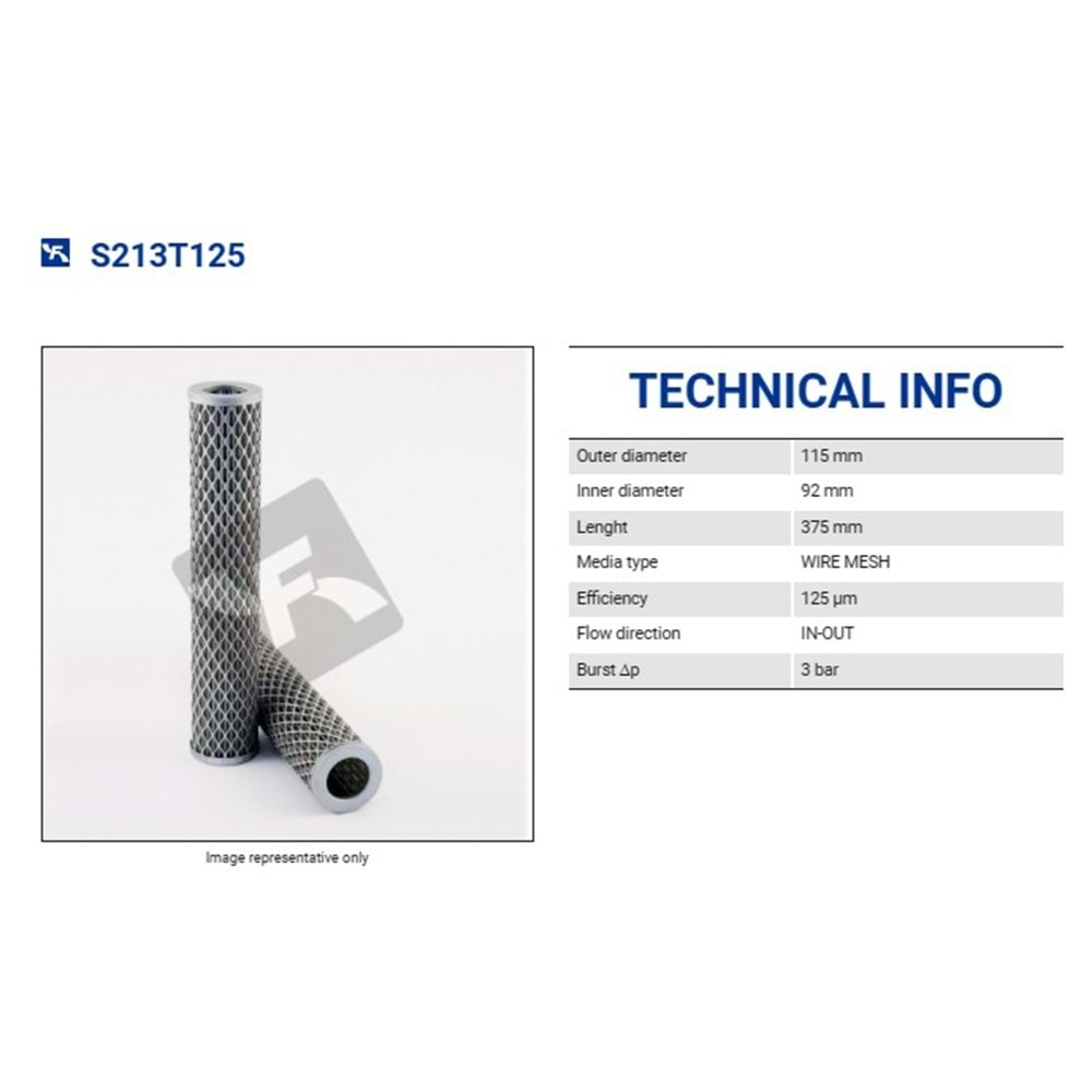 FILTREC S213T125 FILTER ELEMENT