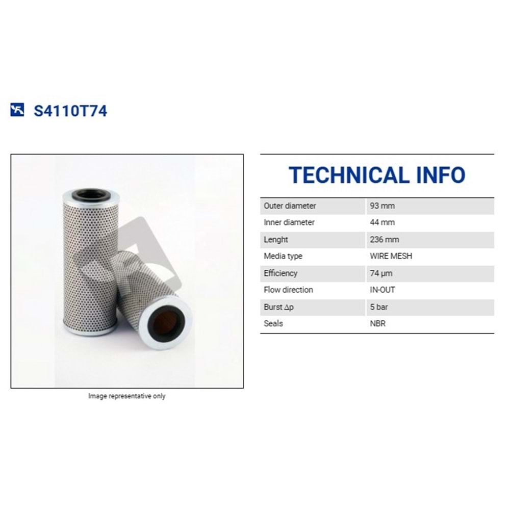 FILTREC S4110T74 FILTER ELEMENT