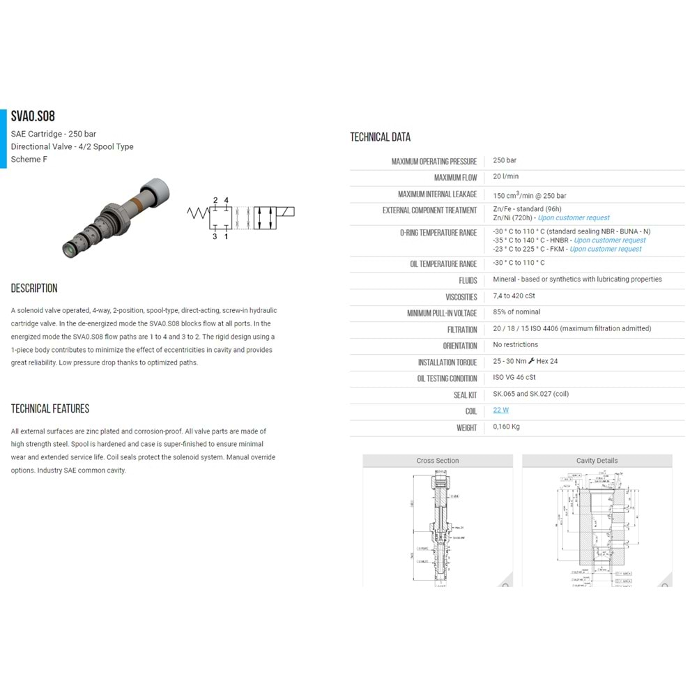 VIS SVA0.S08.00.F0 SELONOID VALVE