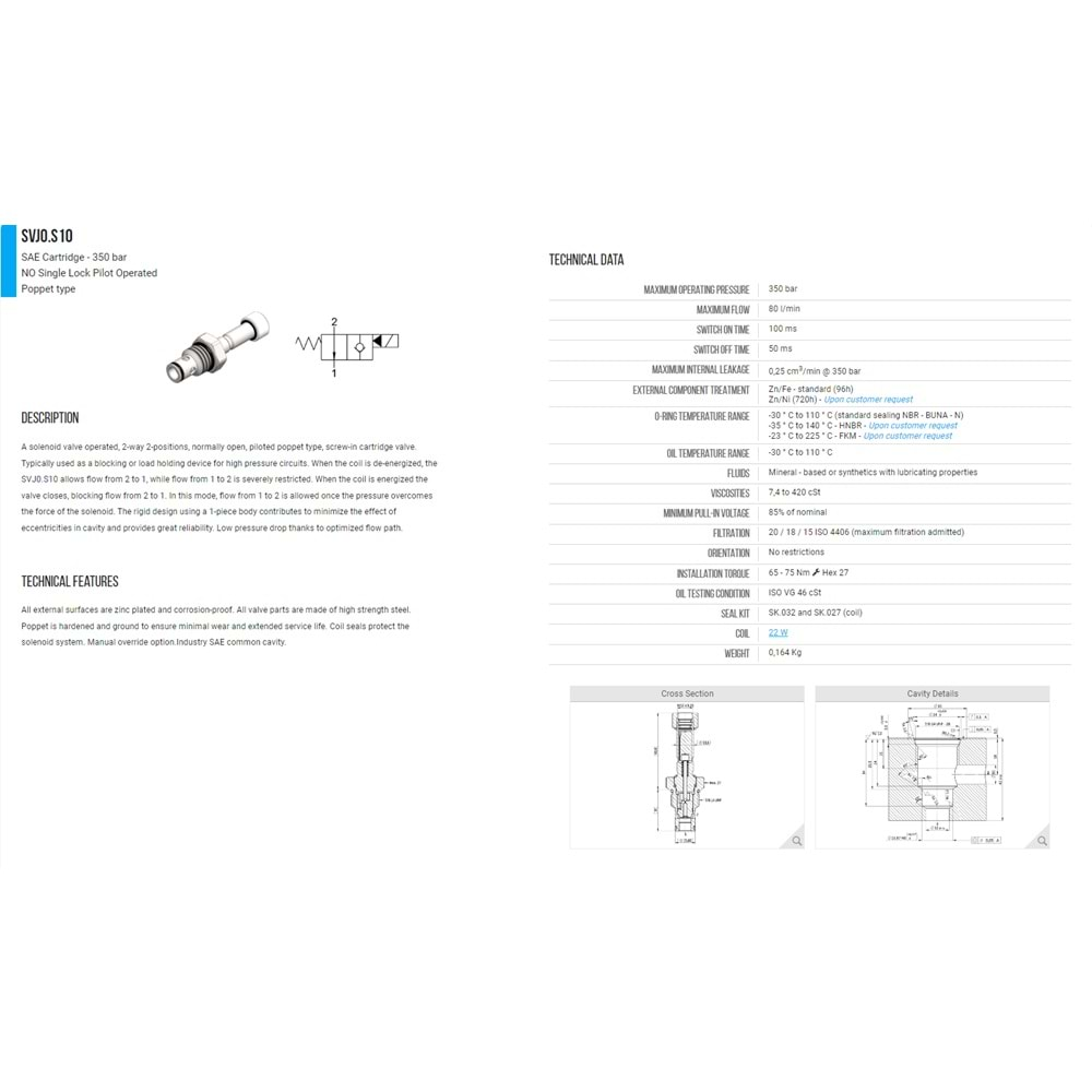 VIS SVJ0.S10.03 SELONOID VALVE