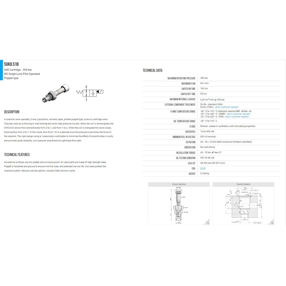 VIS SVK0.SVK.S10.00 SELONOID VALVE