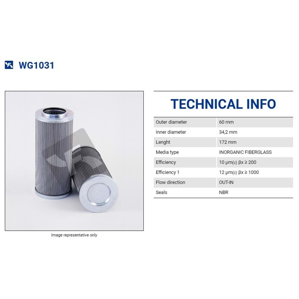 FILTREC WG1031 FILTER ELEMENT