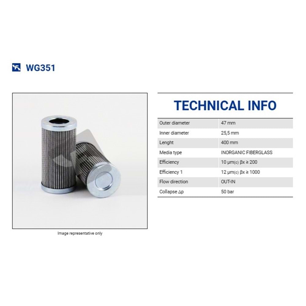 FILTREC WG351 FILTER ELEMENT