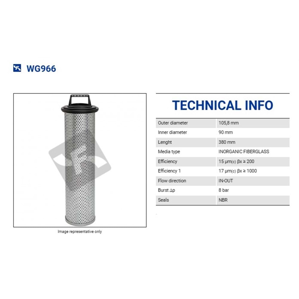 FILTREC WG966 FILTER ELEMENT