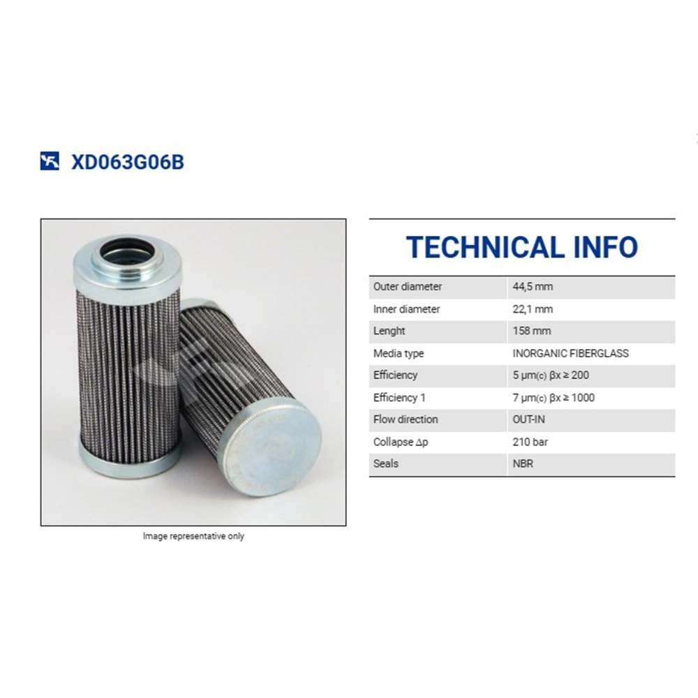 FILTREC XD063G06B FILTER ELEMENT