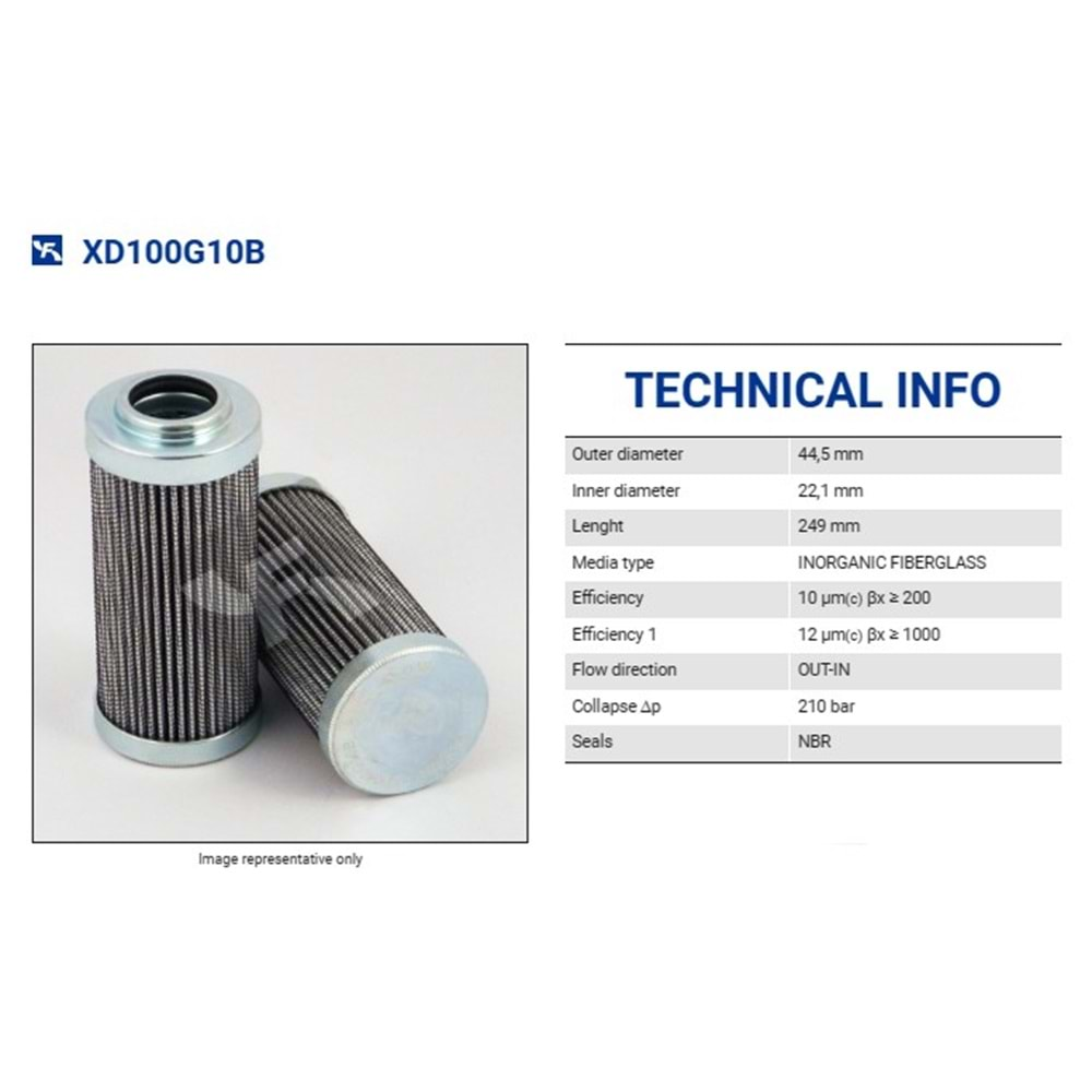 FILTREC XD100G10B FILTER ELEMENT