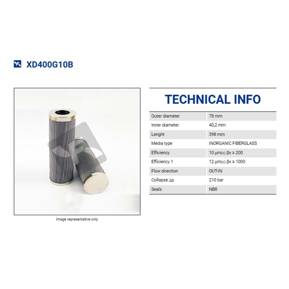 FILTREC XD400G10B FILTER ELEMENT