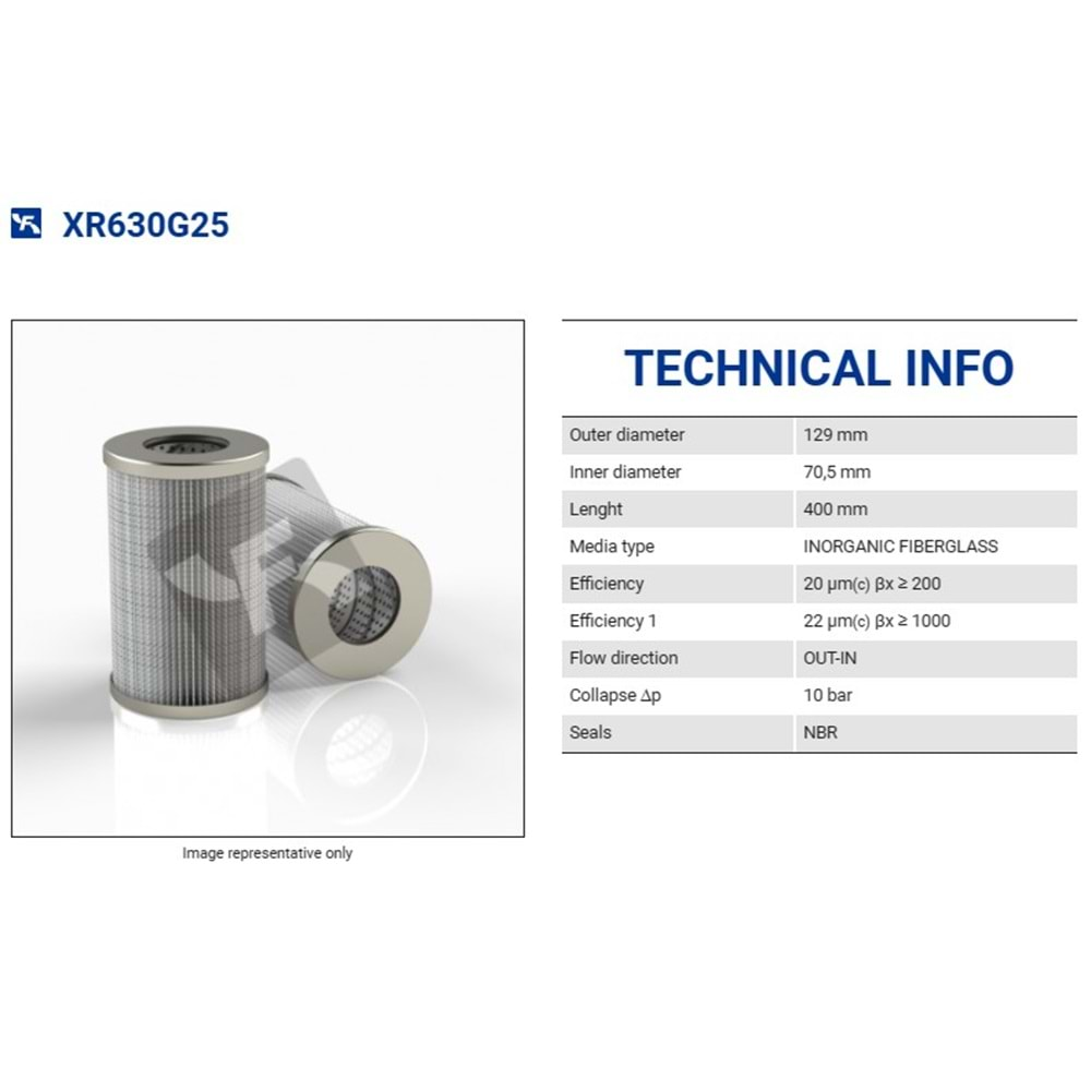 FILTREC XR630G25 FILTER ELEMENT