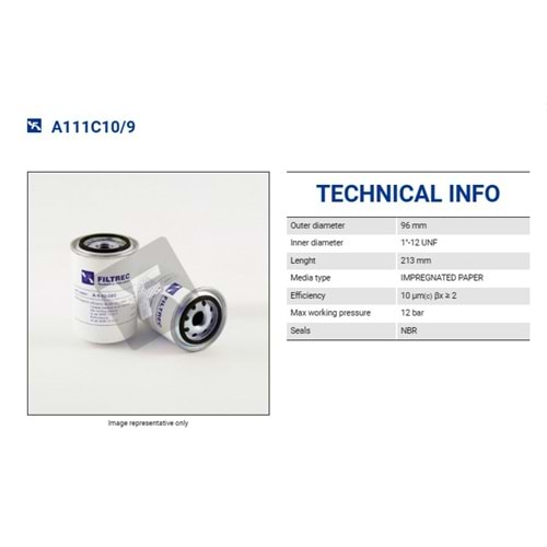 FILTREC A111C10/9 FILTER ELEMENT