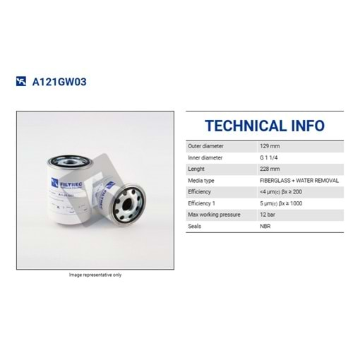 FILTREC A121GW03 FILTER ELEMENT