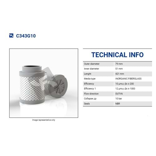 FILTREC C343G10 FILTER ELEMENT