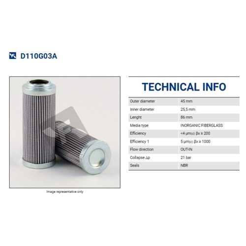 FILTREC D110G03A FILTER ELEMENT