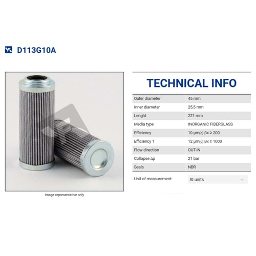 FILTREC D113G10A FILTER ELEMENT