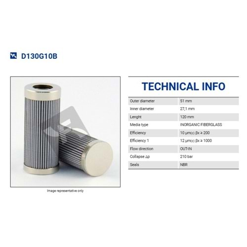 FILTREC D130G10B FILTER ELEMENT