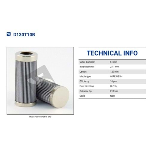 FILTREC D130T10B FILTER ELEMENT