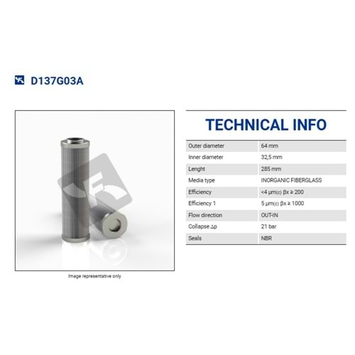 FILTREC D137G03A FILTER ELEMENT