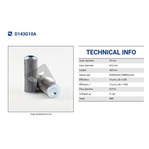 FILTREC D143G10A FILTER ELEMENT