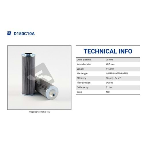 FILTREC D150C10A FILTER ELEMENT