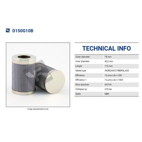 FILTREC D150G10B FILTER ELEMENT