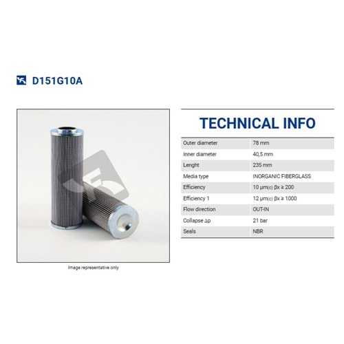 FILTREC D151G10A FILTER ELEMENT