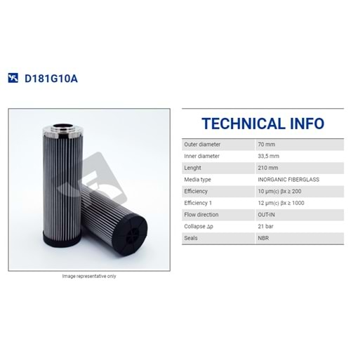 FILTREC D181G10A FILTER ELEMENT