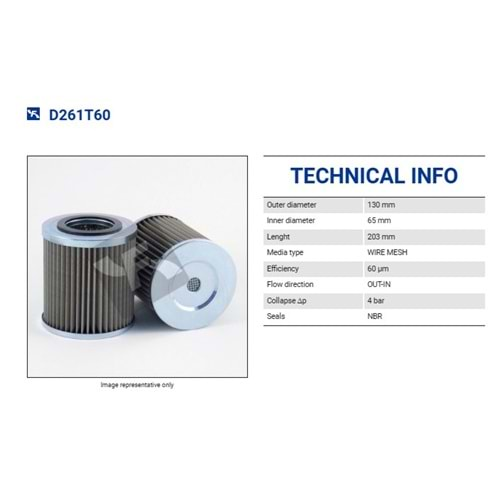 FILTREC D261T60 FILTER ELEMENT