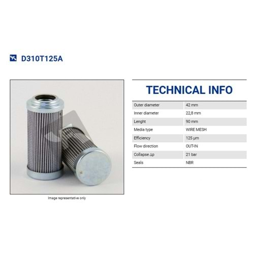 FILTREC D310T125A FILTER ELEMENT