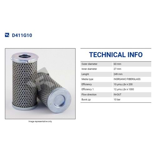 FILTREC D411G10 FILTER ELEMENT