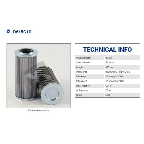 FILTREC D615G10 FILTER ELEMENT