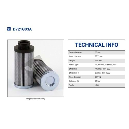 FILTREC D721G03A FILTER ELEMENT