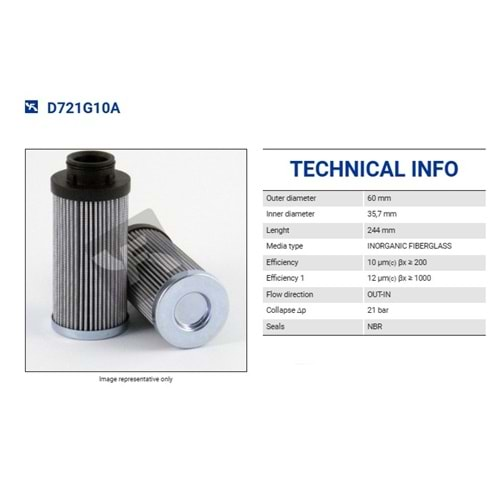 FILTREC D721G10A FILTER ELEMENT