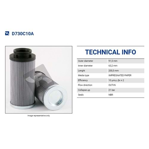 FILTREC D730C10A FILTER ELEMENT