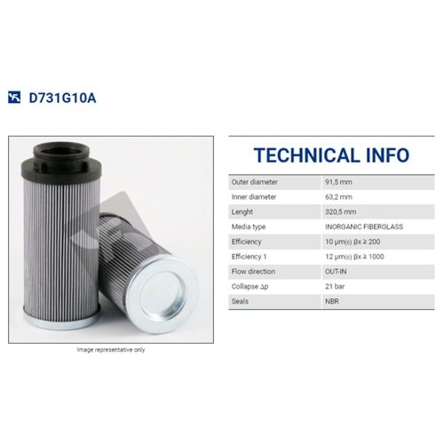 FILTREC D731G10A FILTER ELEMENT