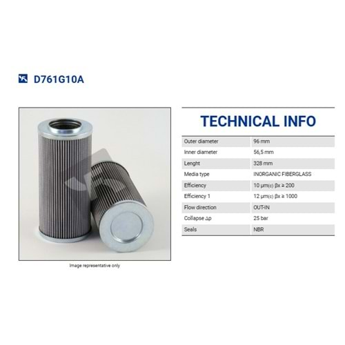 FILTREC D761G10A FILTER ELEMENT