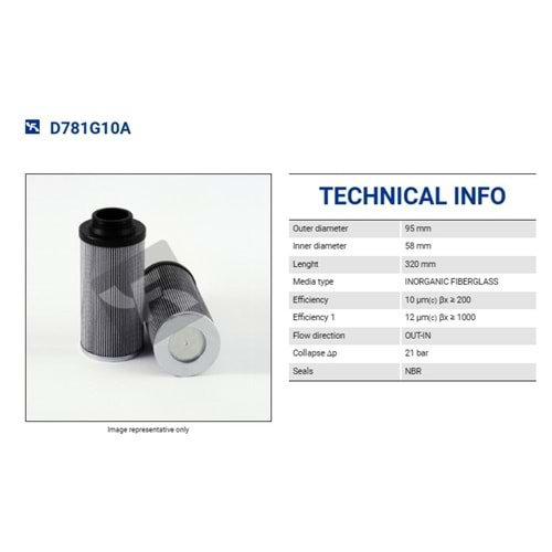 FILTREC D781G10A FILTER ELEMENT